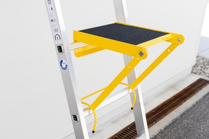 Produktbild Munk Einhängepodest R13 für Sprossenleitern RAL 1021 (Mehrzweckleiter, 37.50 cm)