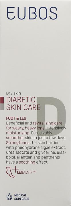 Immagine prodotto Eubos Cura della pelle dei piedi e delle gambe per diabetici (nuovo) (Crema piedi e gel piedi, 100 ml)
