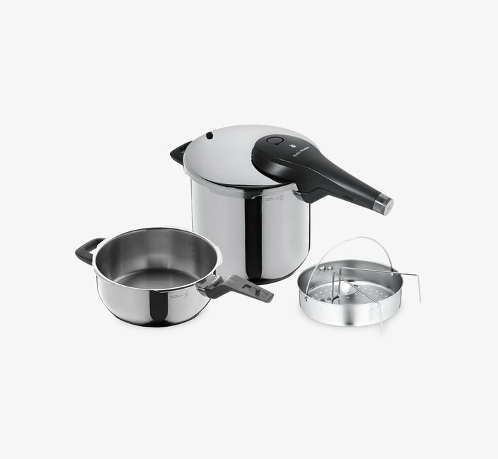 Image du produit WMF Set de casseroles (22 cm, Cuiseur à vapeur, Acier inoxydable)