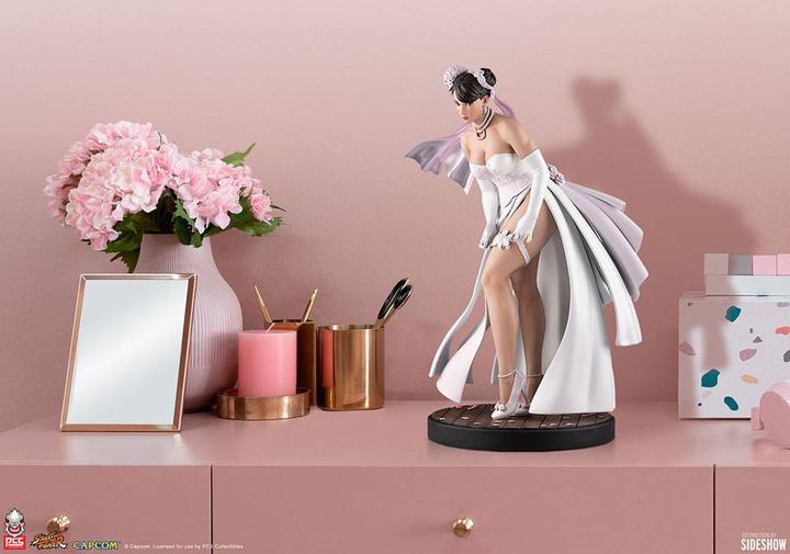 Actual product image PCS Street Fighter statuette 1/4 Wedding Chun-Li 39 cm