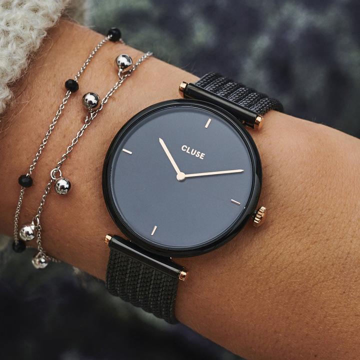 Image du produit Cluse Triomphe Mesh Noir (Montre analogique, 33 mm)