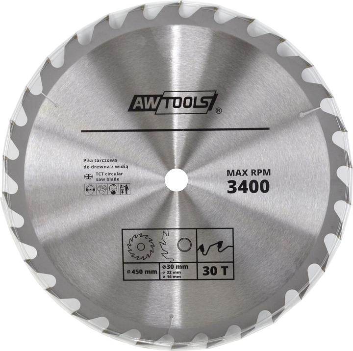 AW Tools AWTools Holzkreissäge 190 x 30/22/16 mm 60z (AW48465)