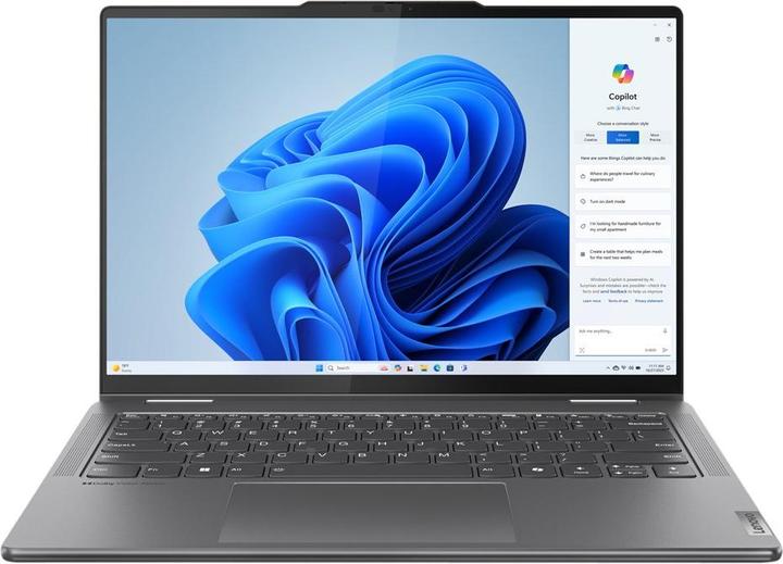 Actual product image Lenovo Yoga 7 2-in-1 (14", AMD Ryzen 5 8640HS, 16 GB, 512 GB, US)