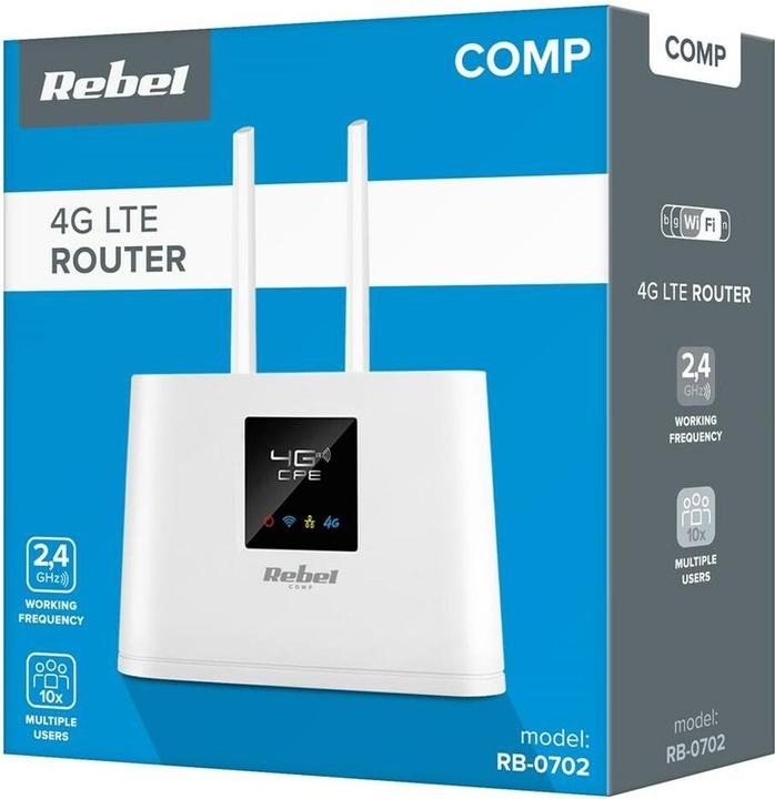 Actual product image Rebel RB-0702 WLAN router single band (2 4GHz) 3G 4G
