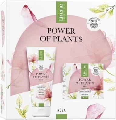 Image du produit Lirene LIRENE SET Power Of Plants Róża krem do twarzy 50ml + balsam do ciała 200ml (Set soin du visage, Set soin du corps)