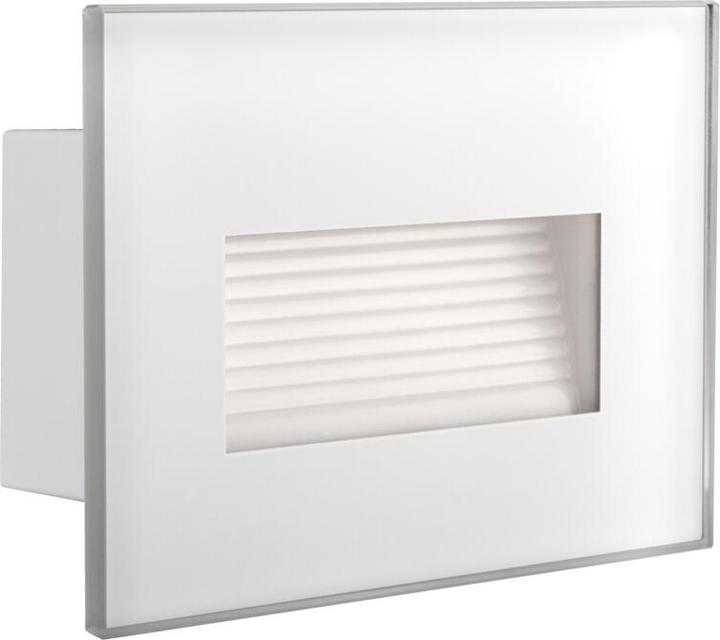 Actual product image Kanlux Outdoor light/recessed wall light GLASI LED white IP44 33690 (130 lm, IP44)