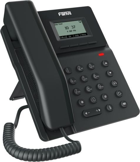 Actual product image Fanvil V50P IP-Telefon mit 2,3-Zoll-Display, 2 Ports PoE 10/100, Freisprecheinrichtung, kompatibel m