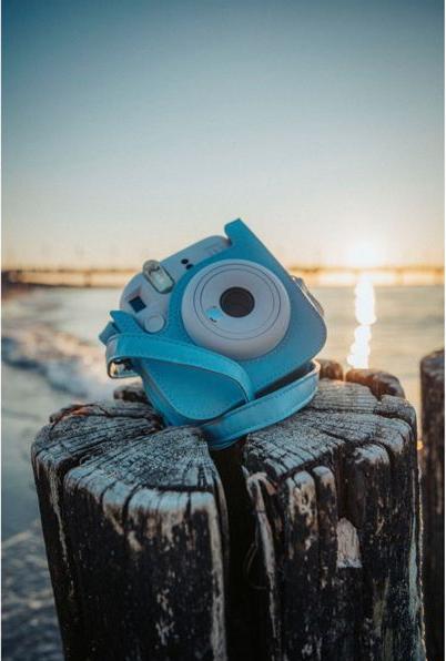 Produktbild Cullmann RIO Fit 120 blau Kameratasche für Instax Mini 12 (Kamera Innentasche)