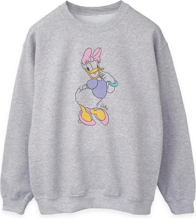 Disney Womens/Ladies Classic Daisy Duck Heather Sweatshirt