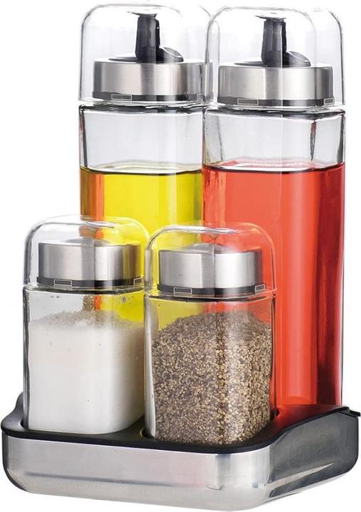 Image du produit Kinghoff Set de récipients pour épices et vinaigre/huile, 5 pcs. (Différentes épices)
