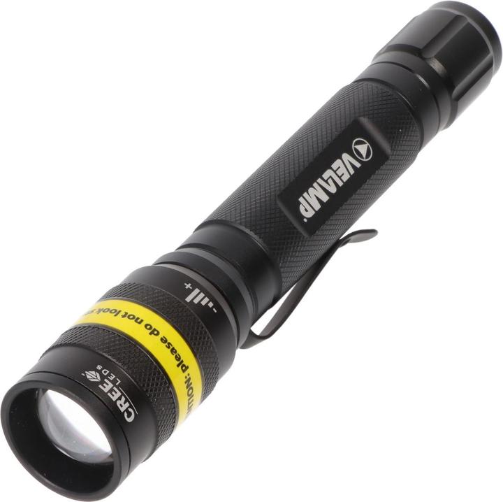 Image du produit Velamp Taktische Taschenlampe, fokussierbar, extrem leicht
