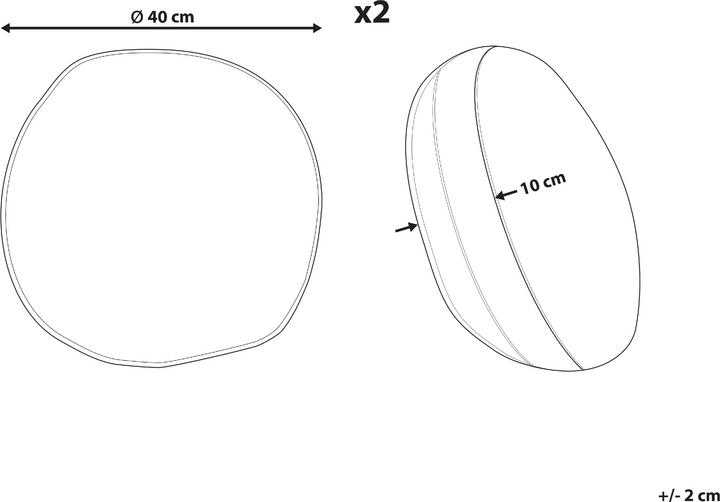 Actual product image Beliani Ceriana (40 x 40 cm)