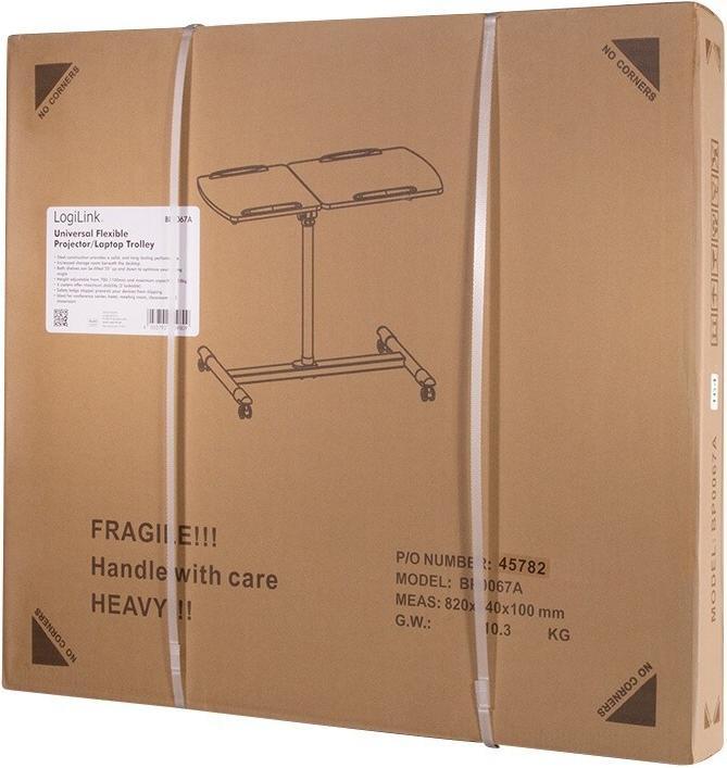 Actual product image LogiLink Universal - Trolley for projector / notebook (adjustable)