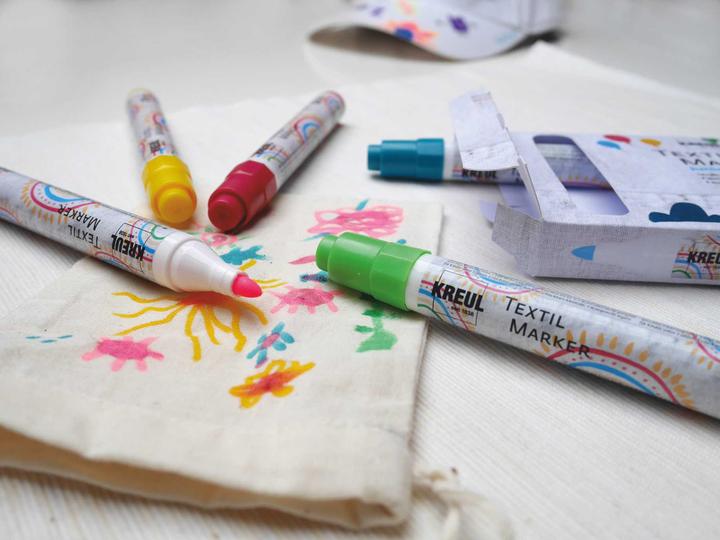 Image du produit Kreul Marqueur textile Junior (Multi, 4 mm, 5 x)