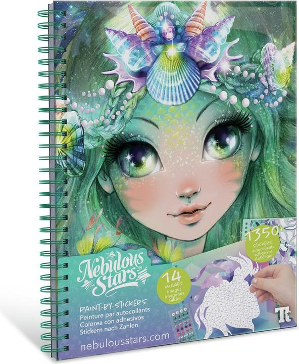 Actual product image Nebulous Stars Stickers by numbers (1350 pieces)