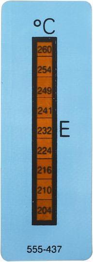Produktbild Rs Pro Temperaturaufkleber 204-254°C