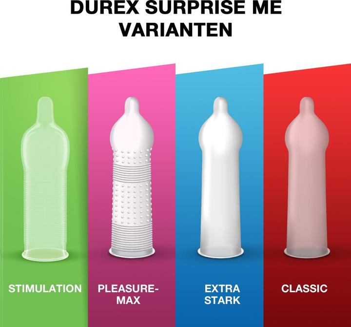 Actual product image Durex Surprise Me Black Box (40 pcs.)