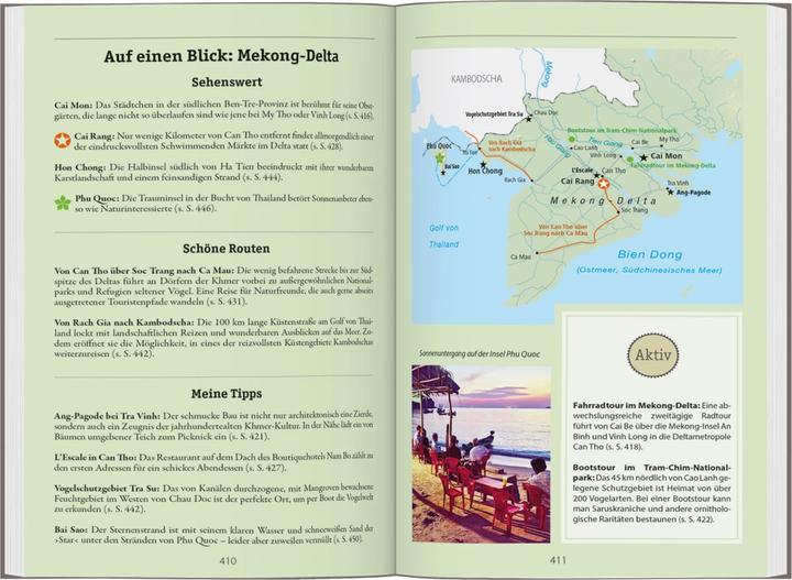 Produktbild Reise-Handbuch Reiseführer Vietnam (Deutsch, Martin H. Petrich, 2024)
