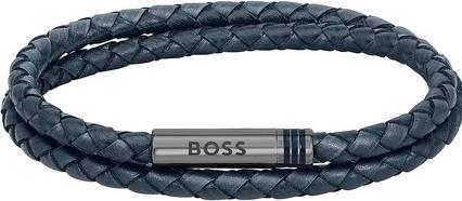 Hugo Boss Stylish leather double bracelet 1580494 - Length: 17.5 cm (17.50 cm)