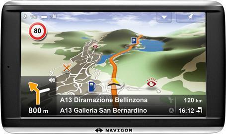 Navigon 72 Premium, Bluetooth, TMC, Europakarten