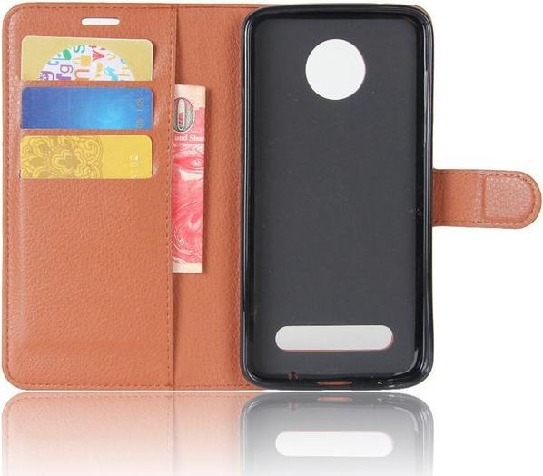 Produktbild MU Classic Leder Hülle mit Litchitextur (Motorola Moto Z2 Play)