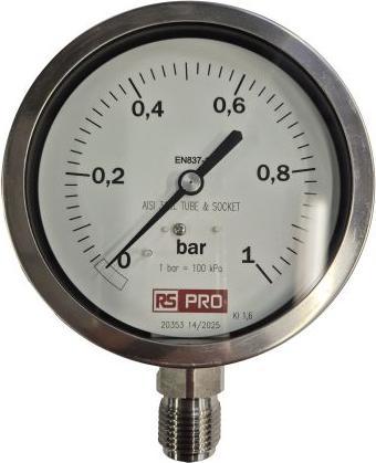 Produktbild Rs Pro Druckmessgerät Prozessanschluss unten Analo