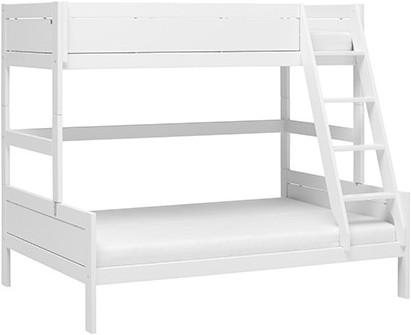 Image du produit Lifetime Kidsrooms Lit superposé FAMILY, en haut 90x200, en bas, y compris 2 sommiers à lattes de luxe (90 x 200 cm)