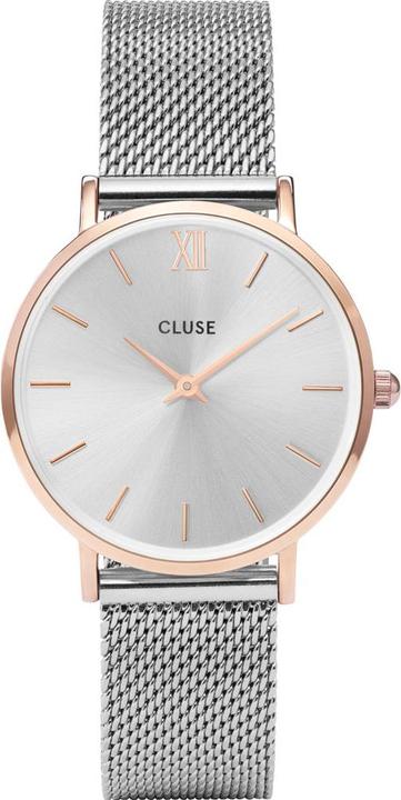 Cluse Minuit Mesh Rosé (Montre analogique, 33 mm)