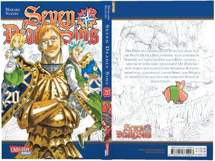Produktbild Seven Deadly Sins 20 (Deutsch, Suzuki Nakaba, 2018)