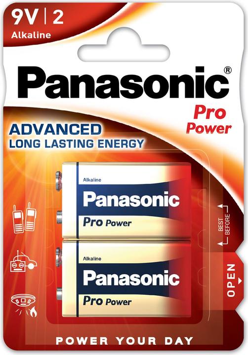 Immagine prodotto Panasonic Pro Power 6LR61 (2 pz., 9V Block)