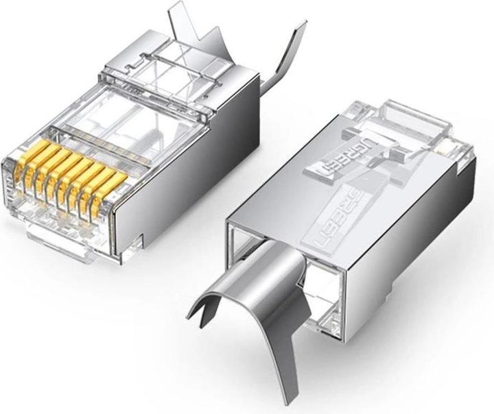 Produktbild Ugreen 10x Modular Plug RJ45 Plug 8P8C Cat 6A / 7 (70316) (CAT6a)