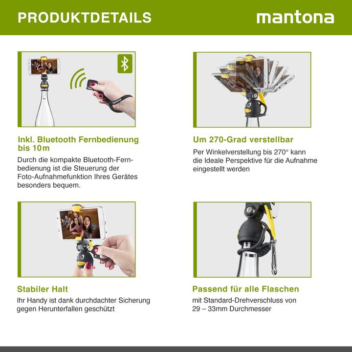 Actual product image mantona Smartphone Bottle Selfie Ping