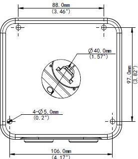 Actual product image Allnet all-cam2496-lefn zbh junction box