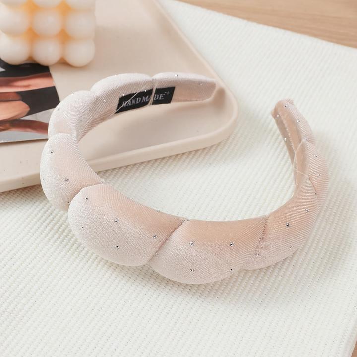 Image du produit Activity Board Samt Wolke geformt Strass Stirnbänder, einfachen Stil, weichen Schwamm Haarbänder für Gesicht