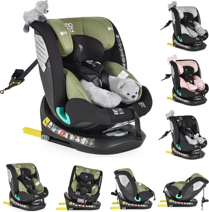 Actual product image Moni Siège enfant i-Size Serengeti (Booster seat, ECE R129/i-Size Standard)