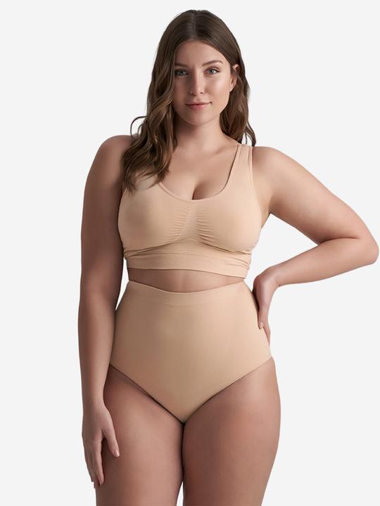 Actual product image Bye Bra Shapingslip Soft Touch Seamless High Waist Brief (L, Single pack)