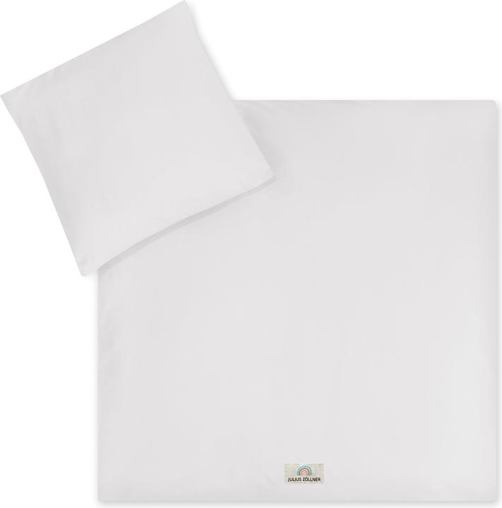 Produktbild Julius Zöllner Bettwäsche Uni Weiss, 100/135+40/60