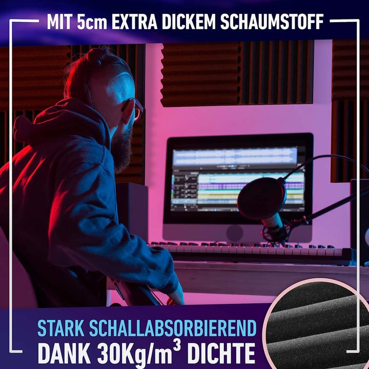 Produktbild Freequenzy Akustikschaumstoff 30x30x5cm