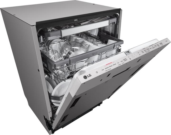 Produktbild LG QuadWash DB365TXS Vollspülmaschine Klasse B 14 Massgedecke Dampf Wi-Fi
