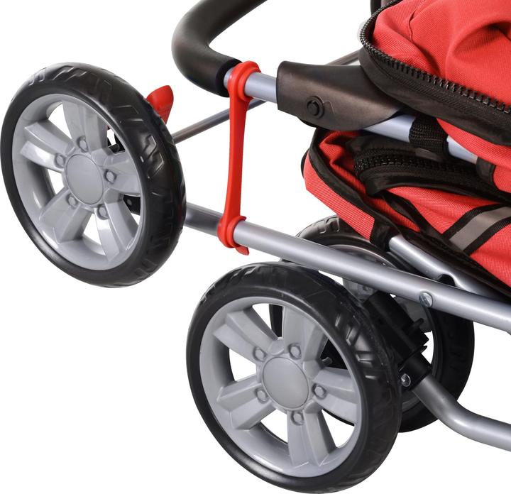 Produktbild PawHut Hunde Stroller mit Gitternetz (Hund, Faltbar)