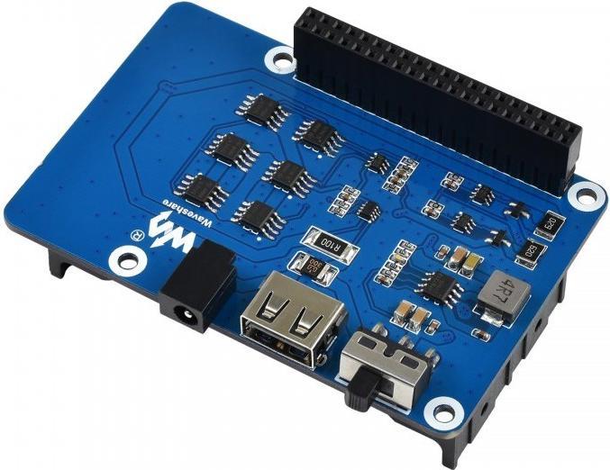 Image du produit WaveShare UPS HAT pour Raspberry Pi Alimentation électrique ininterrompue