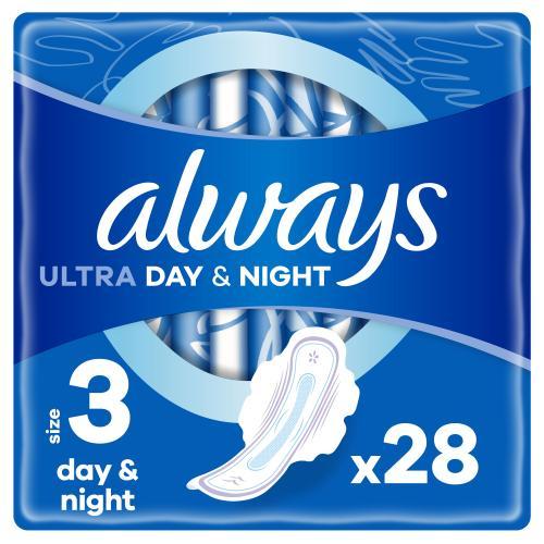 Actual product image Always Ultra Day & Night (28 x)