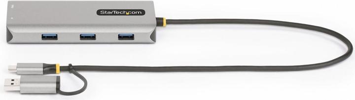 Produktbild StarTech COM USB-C & USB-A Multiport Adapter Dual HDMI 4K/1080p 3-Port USB Hub USB-C to A Dongle Min (USB-C, 4 Ports)