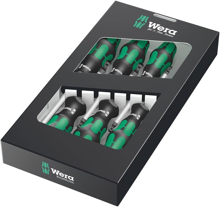 Produktbild Wera 0007658680005, Spezial Schraubendreher-Set, Stahl-Legierung, 6-teilig (6-Kant)