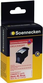 Produktbild Soennecken Tintenpatrone 80173 wie Canon CL541XL c/m/y - Tintenpatrone (M, C, Y)