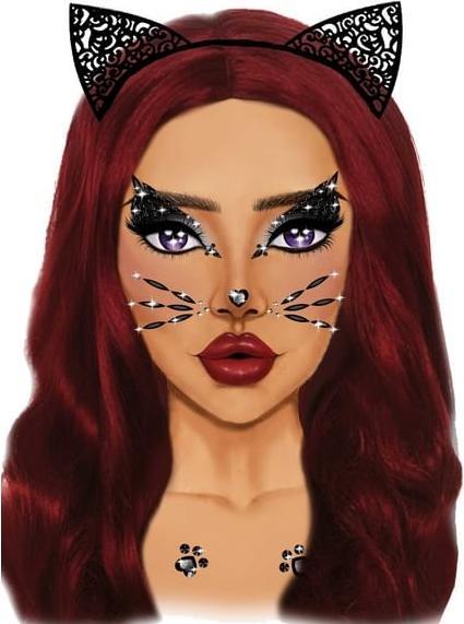 Produktbild Leg Avenue Face Jewels - Sexy Cat