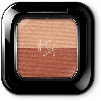 Actual product image KIKO Milano Bright Duo Eyeshadow 03 Peach Brick (Peach Brick)