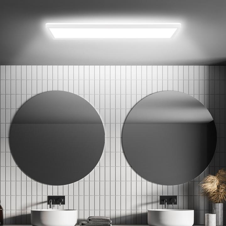 Actual product image Briloner Ultra flat LED panel with backlight effect + Microwave (3000 lm)