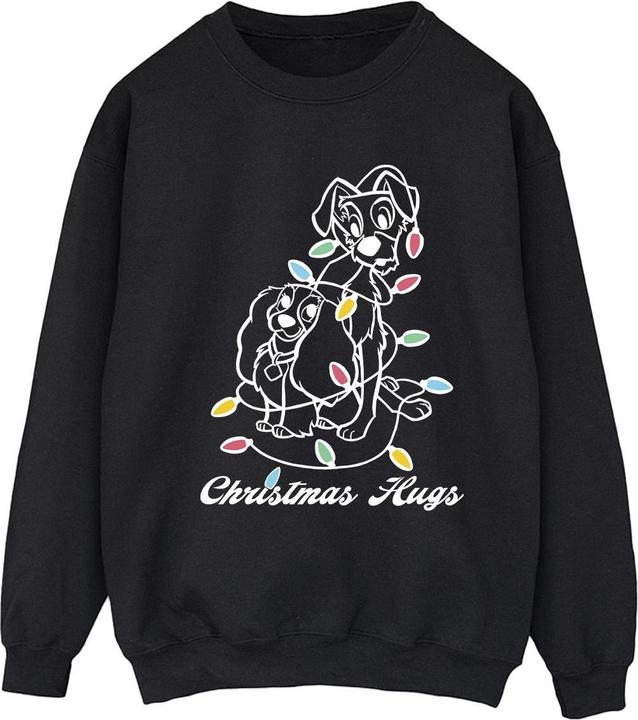 Disney Lady And The Tramp Christmas Hugs Sweatshirt