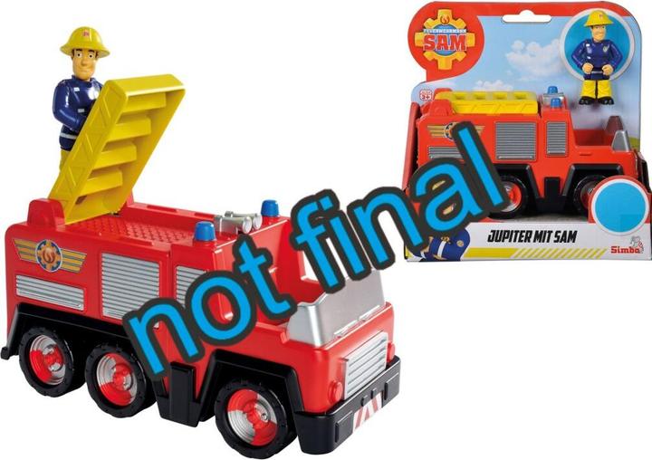 Produktbild Simba Brandweerman Sam Jupiter Brandweerauto met Sam Figuur